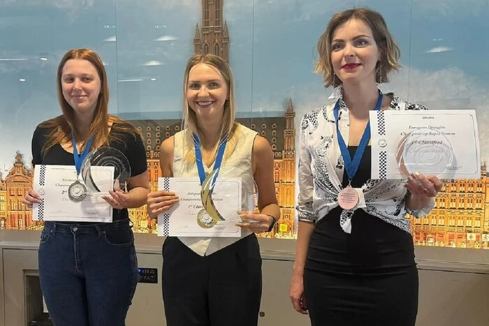Три нагороди на чемпіонаті Європи з шашок
