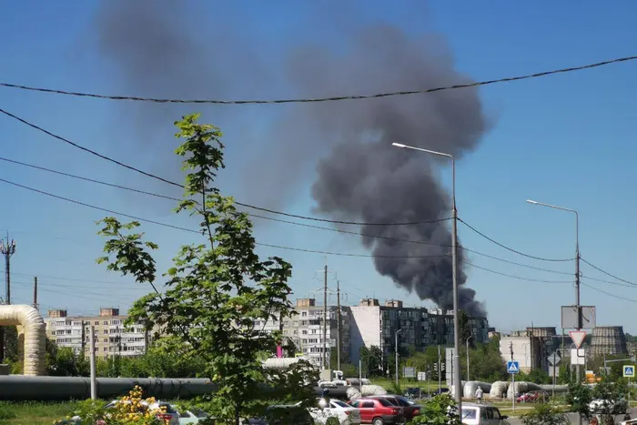 В Саратове рядом с ТЭЦ произошел сильный пожар (видео)