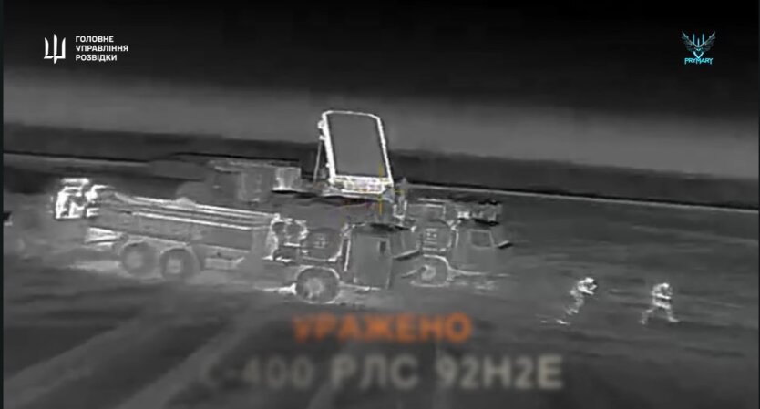HURI zerstörte 5 Komponenten der russischen Luftverteidigung S-400 auf der besetzten Krim: Video